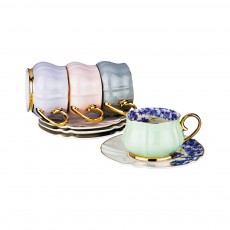 КОФЕЙНЫЙ НАБОР (Фарфор) НА 4 ПЕРСОНЫ, 8 ПР, 120 МЛ